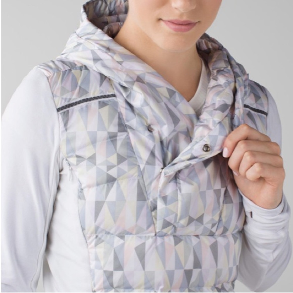 Lululemon Fluff Off Pullover Stained Glass Love White Neutral Blush - Picture 7 of 10